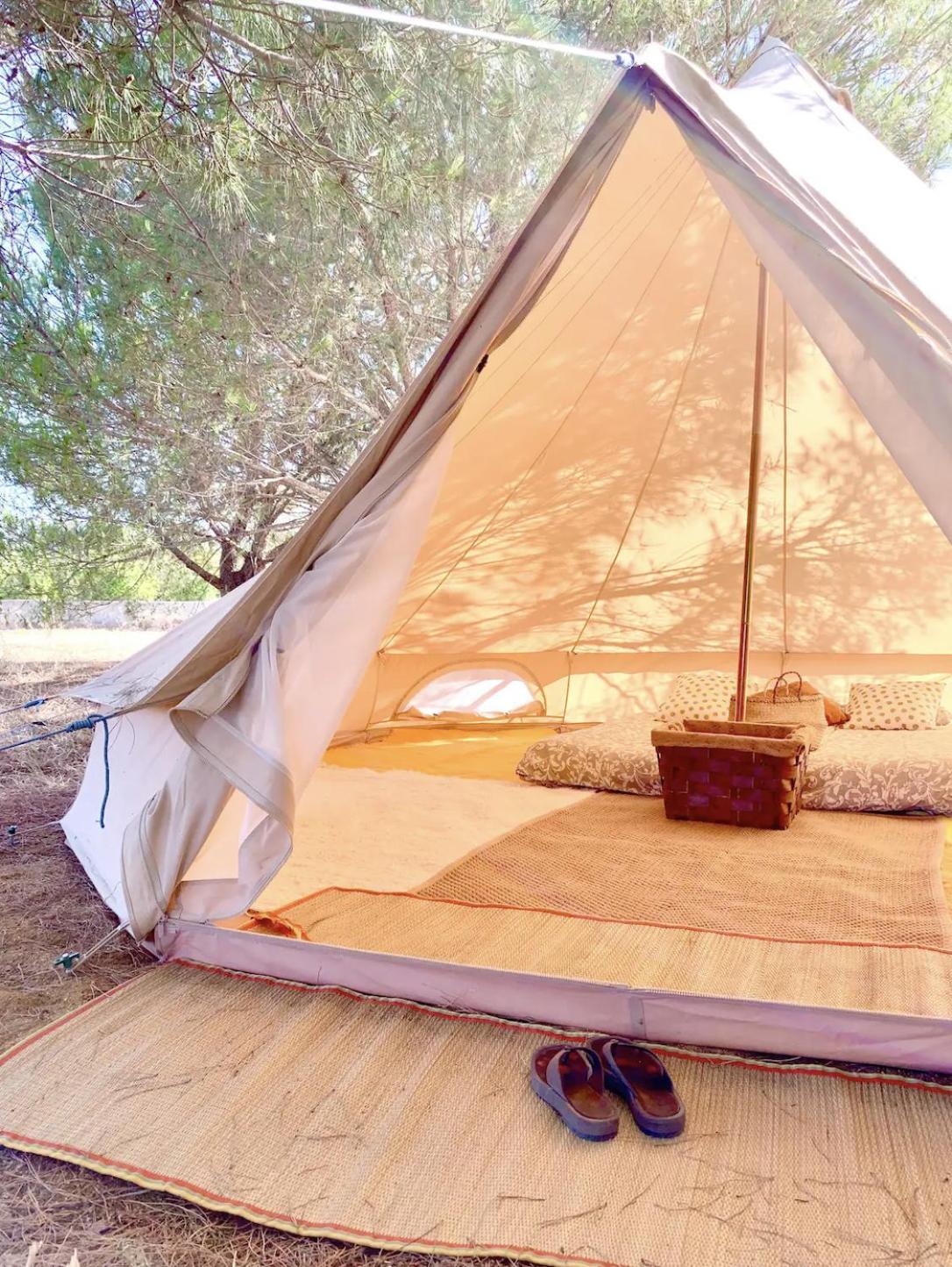 Glamping On Organic Yoga Farm With Natural Swimming Pool Near Beach 몬카라파초 외부 사진