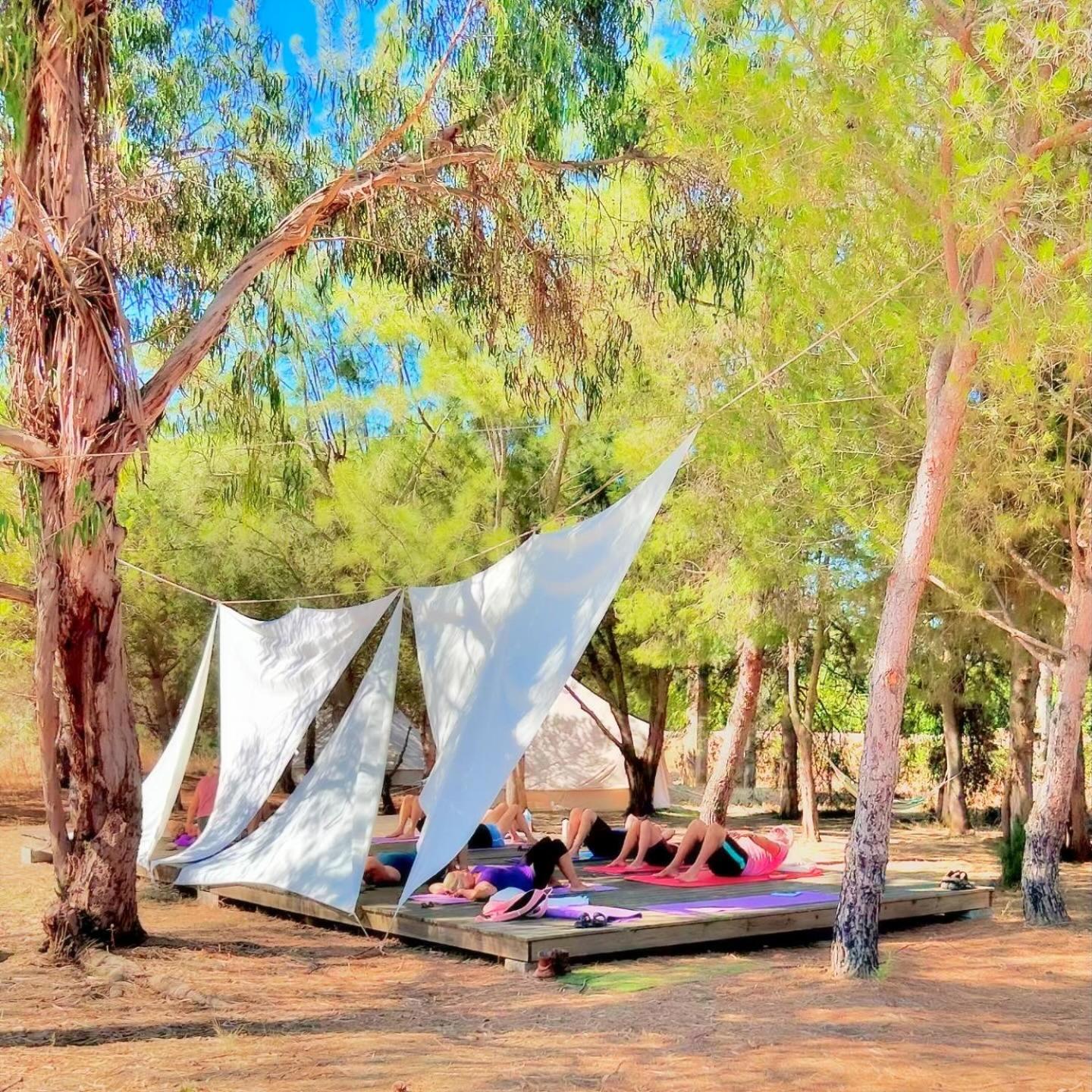 Glamping On Organic Yoga Farm With Natural Swimming Pool Near Beach 몬카라파초 외부 사진